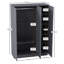 Tayce 4 Piece Bedroom Set (1 Drawer Bedside Chest X2, 5 Drawer Chest, 3 Door Wardrobe)-1571888748