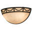 2 - Light Flush Mounted Sconce