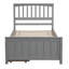 Lit plateforme simple avec deux tiroirs-226462195