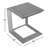 Harleen Square Metal Outdoor Side Table-1201241033-1201241038
