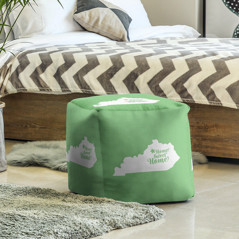 Repose-pieds à cubes frankfort the home, Vert