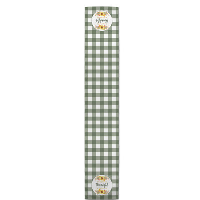 Chemin de table béni heureusement et béni Sessums