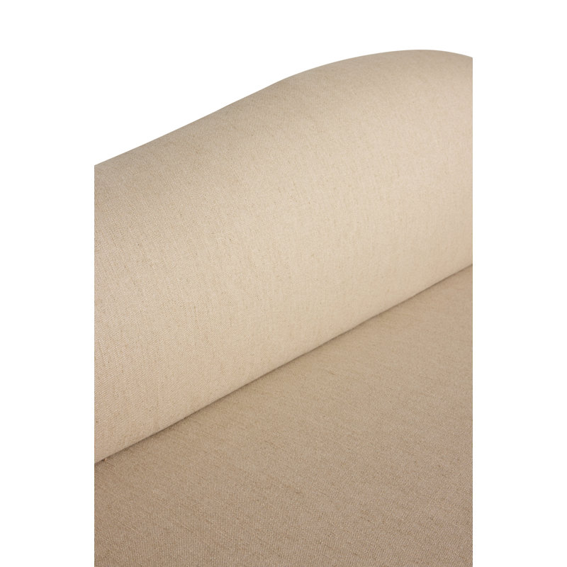 Iris Woven Linen Bench