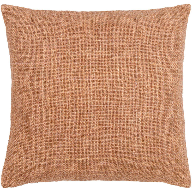 Coussin décoratif réversible Gammie, H 20 po x l 20 po, Brun, Duvet