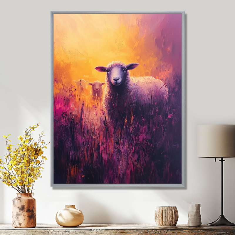 Drossart - animaux, impressions sur toile, H 44 po x l 34 po, Reproduction avec cadre flottant, Argent argent