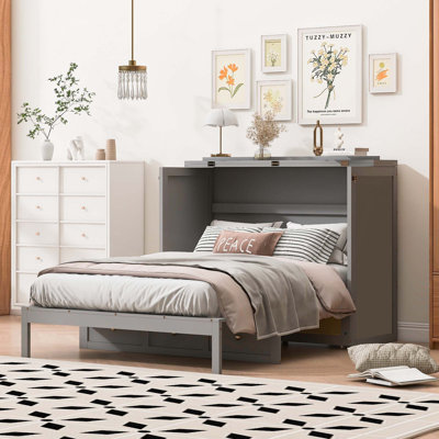 Murphy Bed With Large Drawers