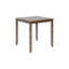 Ensemble de table de salle à manger 5 pièces / ensemble de table de salle à manger carrée en bois pour 4 / table de cuisine à hauteur de comptoir avec table carrée et 4 chaises rembourrées pour petit espace / noyer