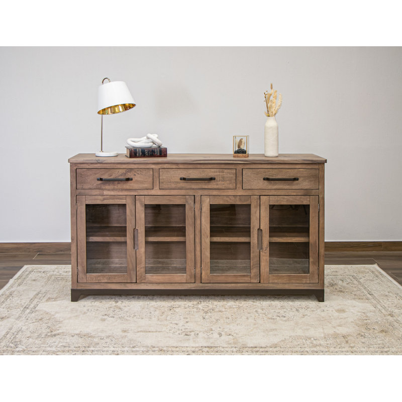 Natural Parota 70'' Solid Wood Sideboard