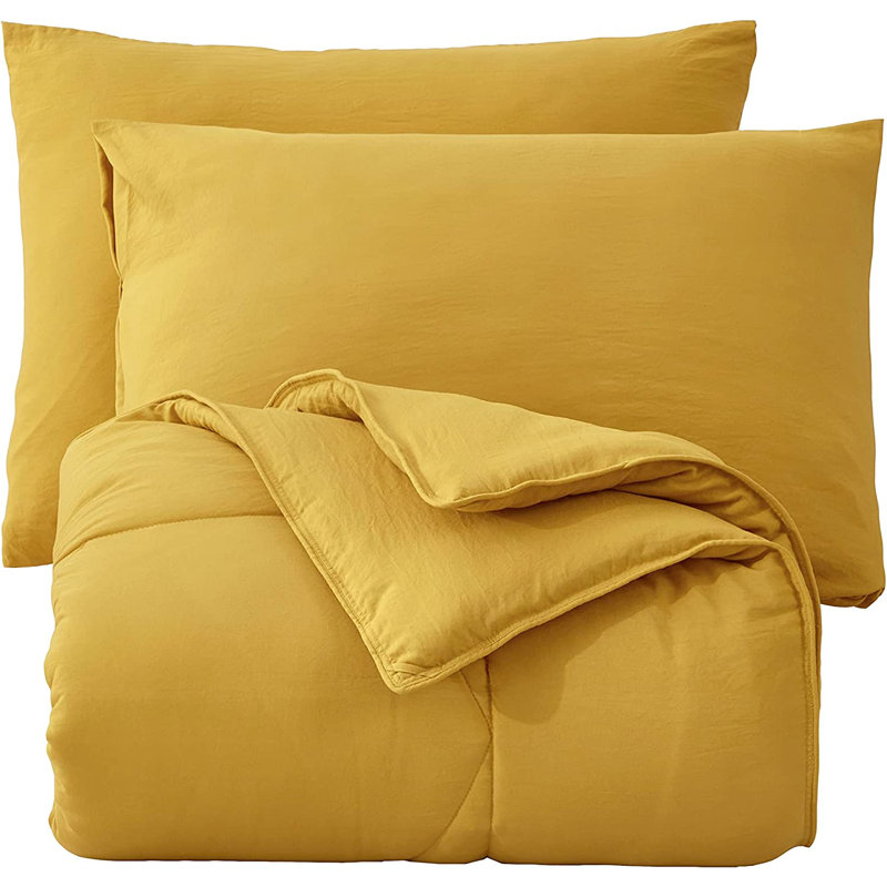 Aqua Twin Honeycomb Quilted Microfiber Comforter Set