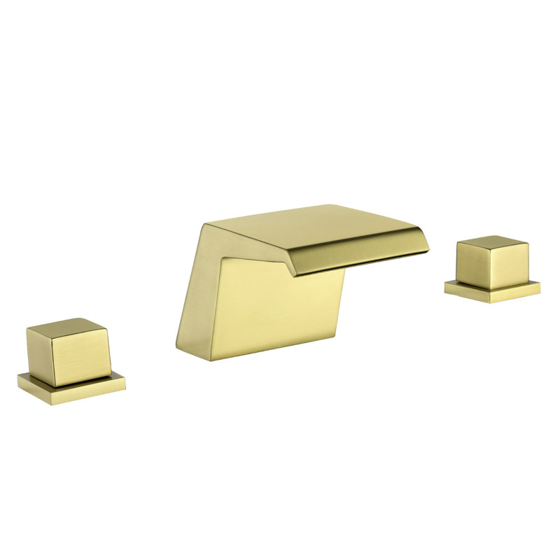 2-handle Bathroom Faucet, Brushed Gold