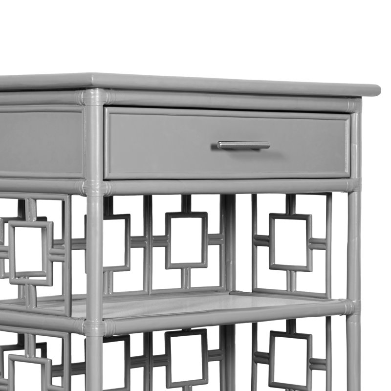 Sobe End Table, Light Gray