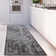 Carina Washable Rugs Geometric Design in Black