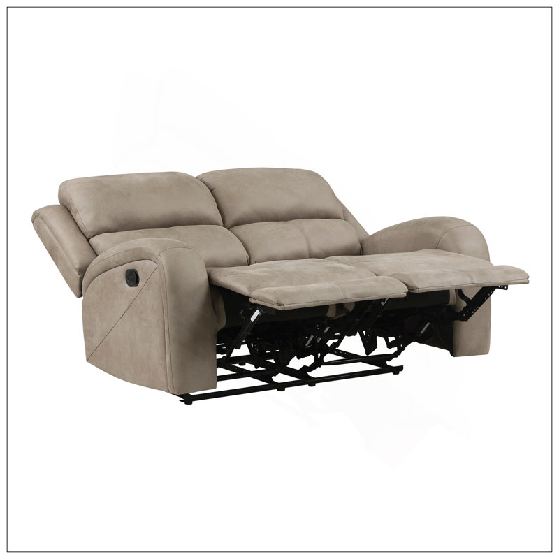 Causeuse inclinable double luxueuse 1pc