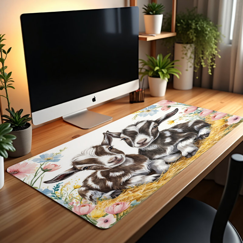 Polyester Desk Pad, 14.4x12.1