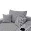 Méridienne convertible sans os avec accoudoirs larges et coussins décoratifs-225503626