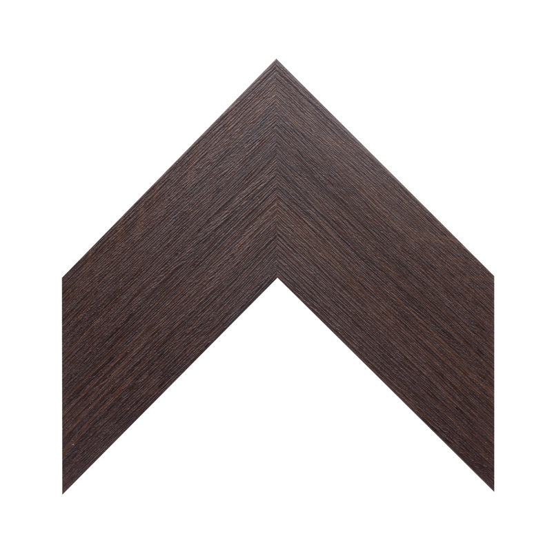 Shmuel Wood Framed with Safety Backing Ideal for Bathroom / Vanity Mirror, Espresso Textured, 30" x 42"