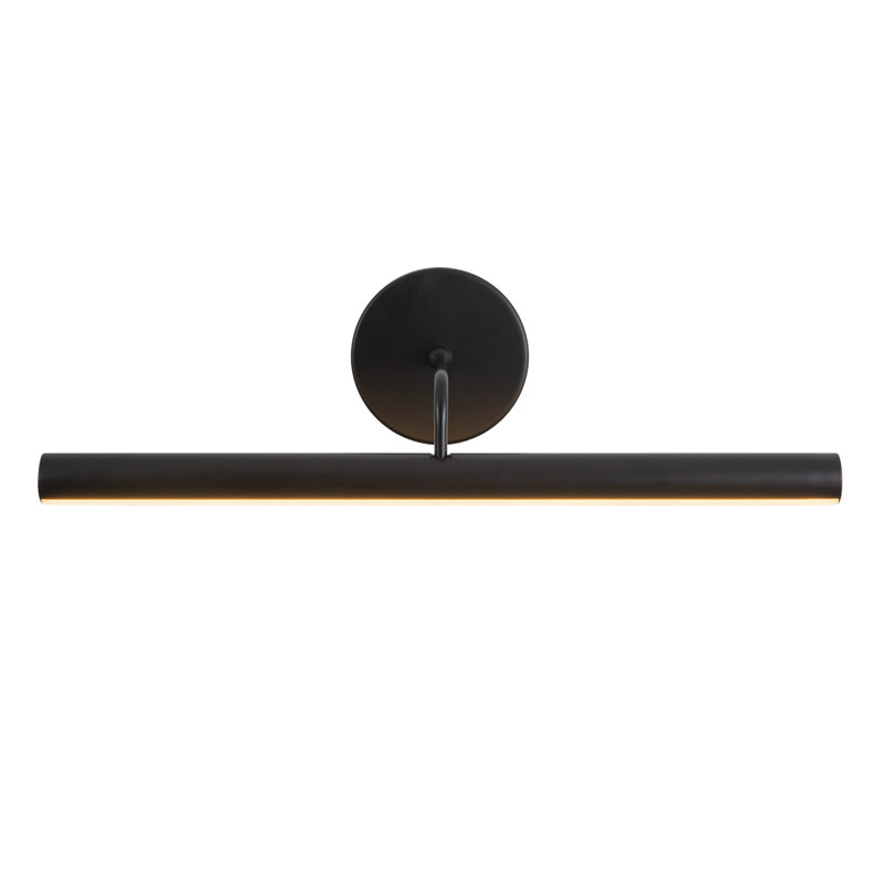 Slender 18-in Black Dimmable LED Wall/Picture Light, Black