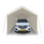 Tente de garage portative robuste pour le rangement extérieur et la protection des véhicules