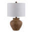Lampe de table brune 23 po Deepesh