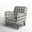 Arching Upholstered Armchair-1625562448