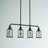 Leyden 4-Light Steel Linear Pendant 