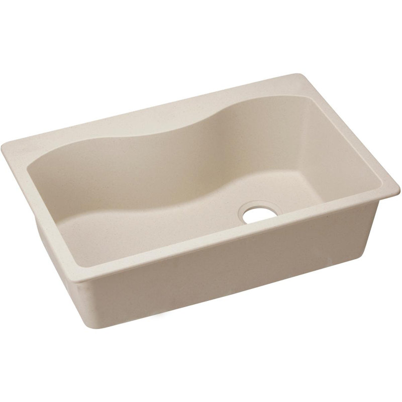 Évier De Cuisine Encastré De 33 Po X 22 Po Quartz Classic, Mastic