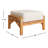 Cotesfield Teak Outdoor Ottoman-1880861675