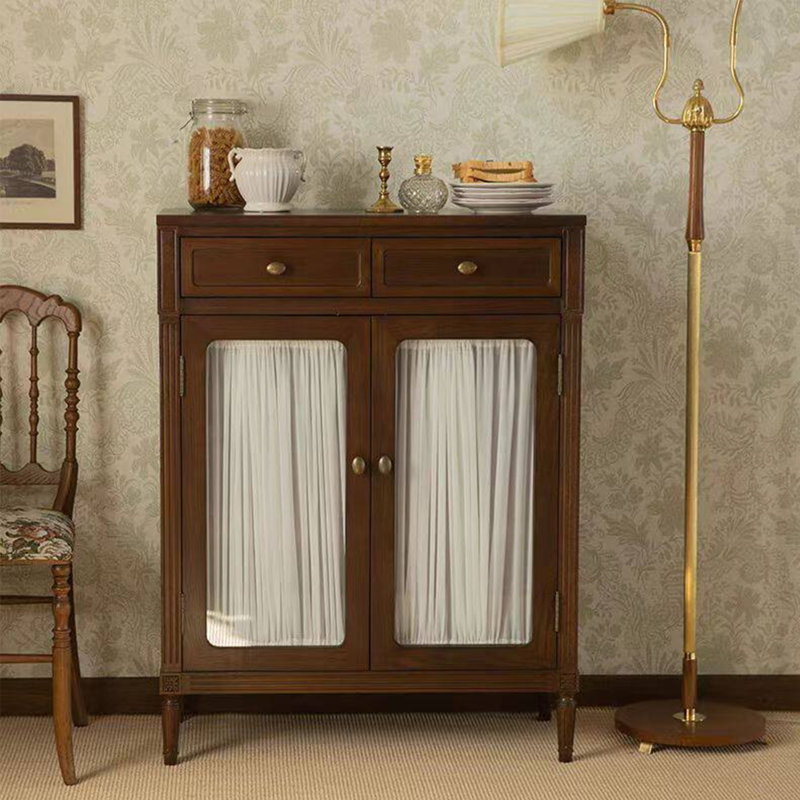 American-style  vintage  sideboard, Dark Brown