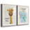 Safari Stand Tall - ensemble de 2 reproductions d'art