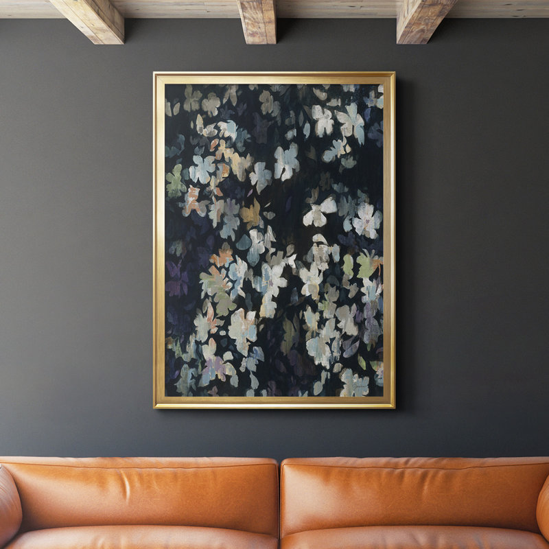 «Whirlwind», reproduction encadrée de qualité supérieure - prête à être accrochée, Or, H 42,5 po x l 30,5 po x P 1 po