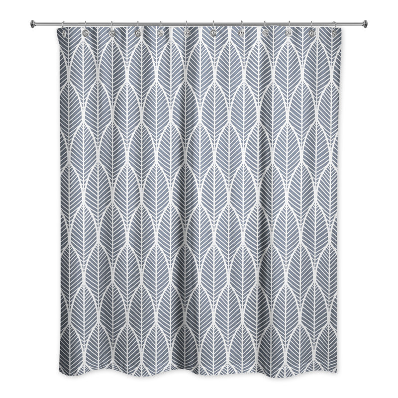 Rideau de douche Roshell, Bleu