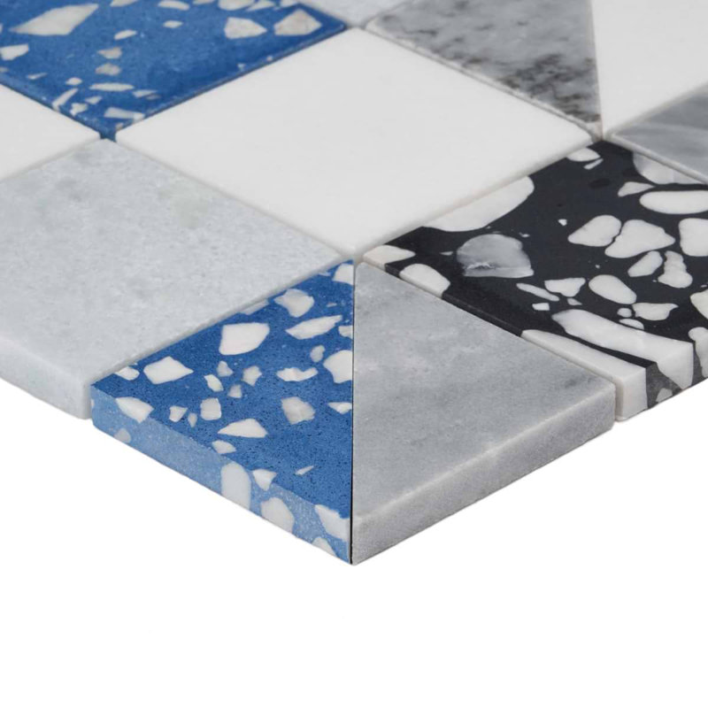 Elizabeth Sutton Artem Mosaic Tile, Steller Blue