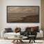 «Calm Coastal Shoreline Cloudy Moody Seascape», reproduction d'art sur toile encadrée dans la chambre principale-484871286-484871247