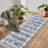 Bohemia Traditional Retro Floral Printed Distressed Rug Machine Washable Low Pile Soft Area Rug for Bedroom Non Slip Stain Resistant Erasable Durable Living Room Rug Hallway Rug Indoor Decor Floor Mat-756904265