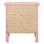 Charmante table de chevet rose avec rangement-387842678