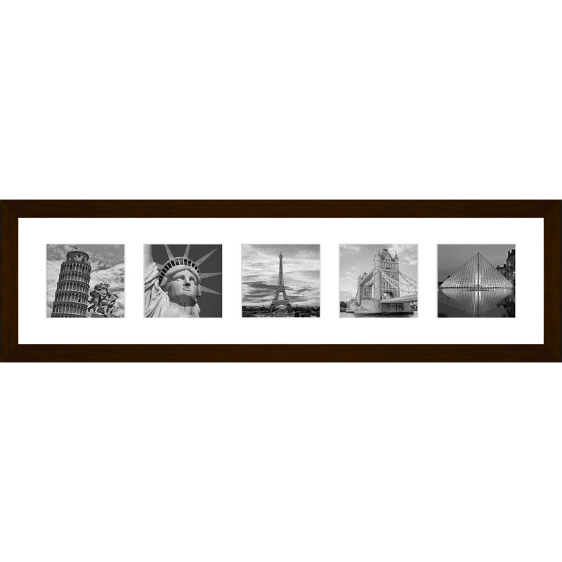 Aalaa Collage Picture Frame, Dark Brown