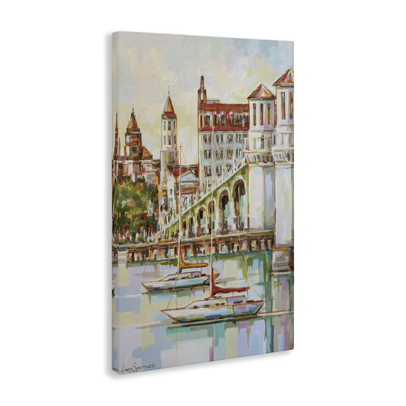 Impression sur toile St Augustine Modern Impressionism, par Linda Sperruche, H 24 po x l 36 po