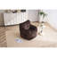 Fauteuil à billes en velours côtelé doux et moelleux rempli d'éponge à mémoire de forme-827849188