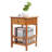 Pandorea Solid Wood End Table with Storage