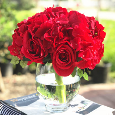 Silk Arrangement in Vase