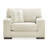 Upholstered Accent Chair with Ottoman