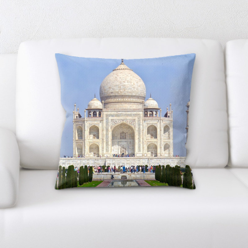 Microsuede Throw Pillow
