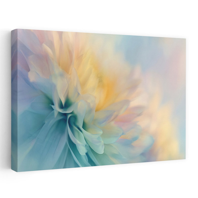 Dreamy Pastel Bloom by Treechild - Wrapped Canvas Print, 30.48 cm H x 45.72 cm W