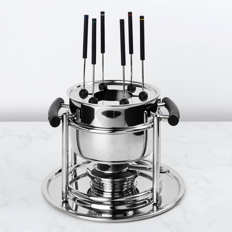 Hutch Kitchen 1.1 qt. 11 Piece Stainless Steel Fondue Set