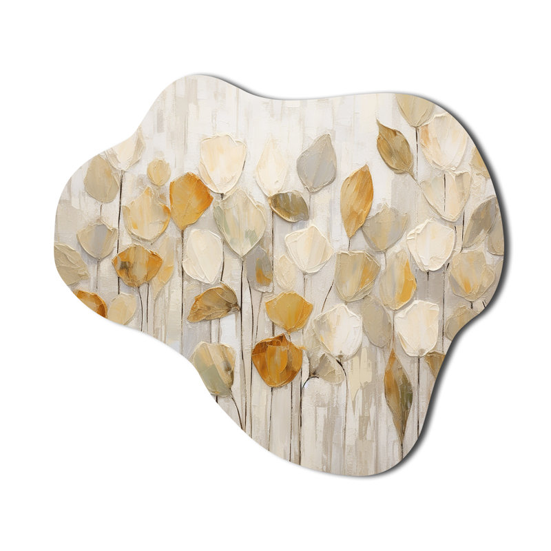Blancheville - sculpture murale abstraite en métal en forme de nuage, H 22 po x l 30 po