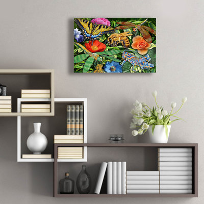  'Insects' by Tim Jeffs Acrylic Glass Wall Art, 24" x 16"