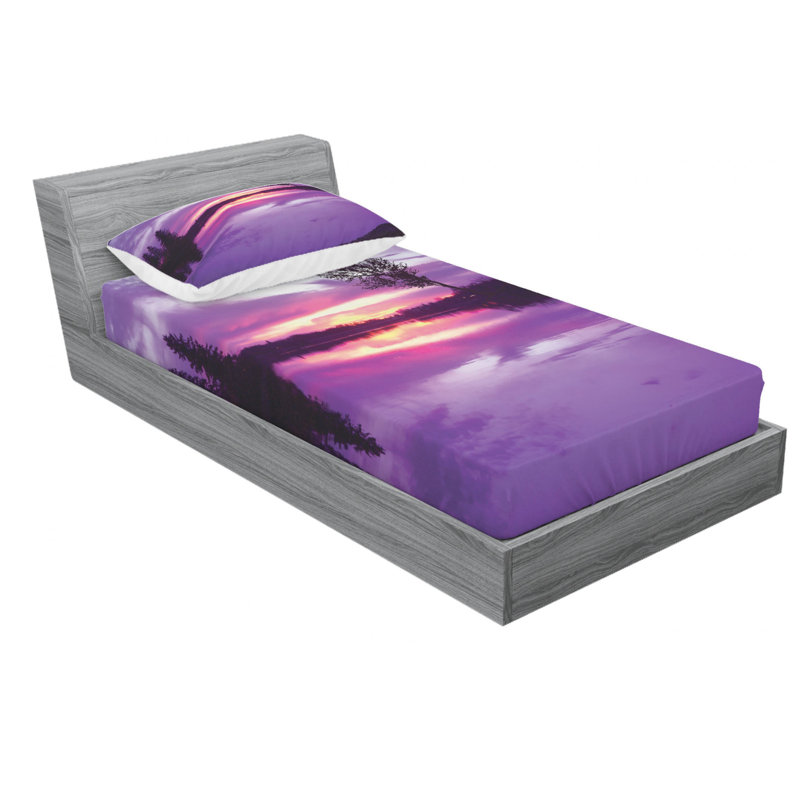 Microfiber Sheet Set, Twin XL Sheet Set with Fitted Sheet