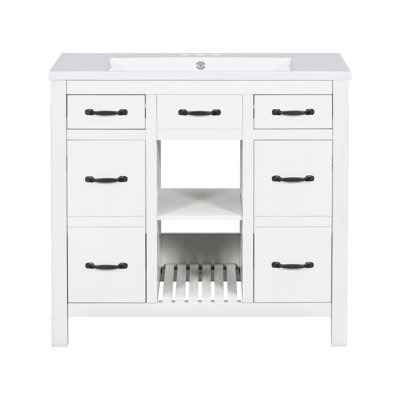 Meuble-lavabo 36 po avec lavabo supérieur