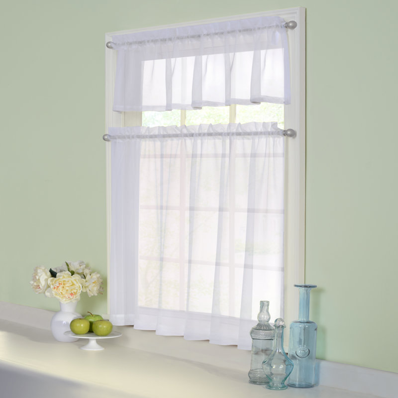 Kitchen Curtain, White