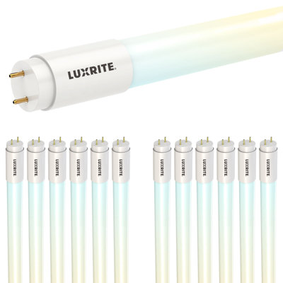 18 watts, ampoule à DEL T8 à intensité variable, culot G13 / bi-pin à changement de couleur sélectionnable